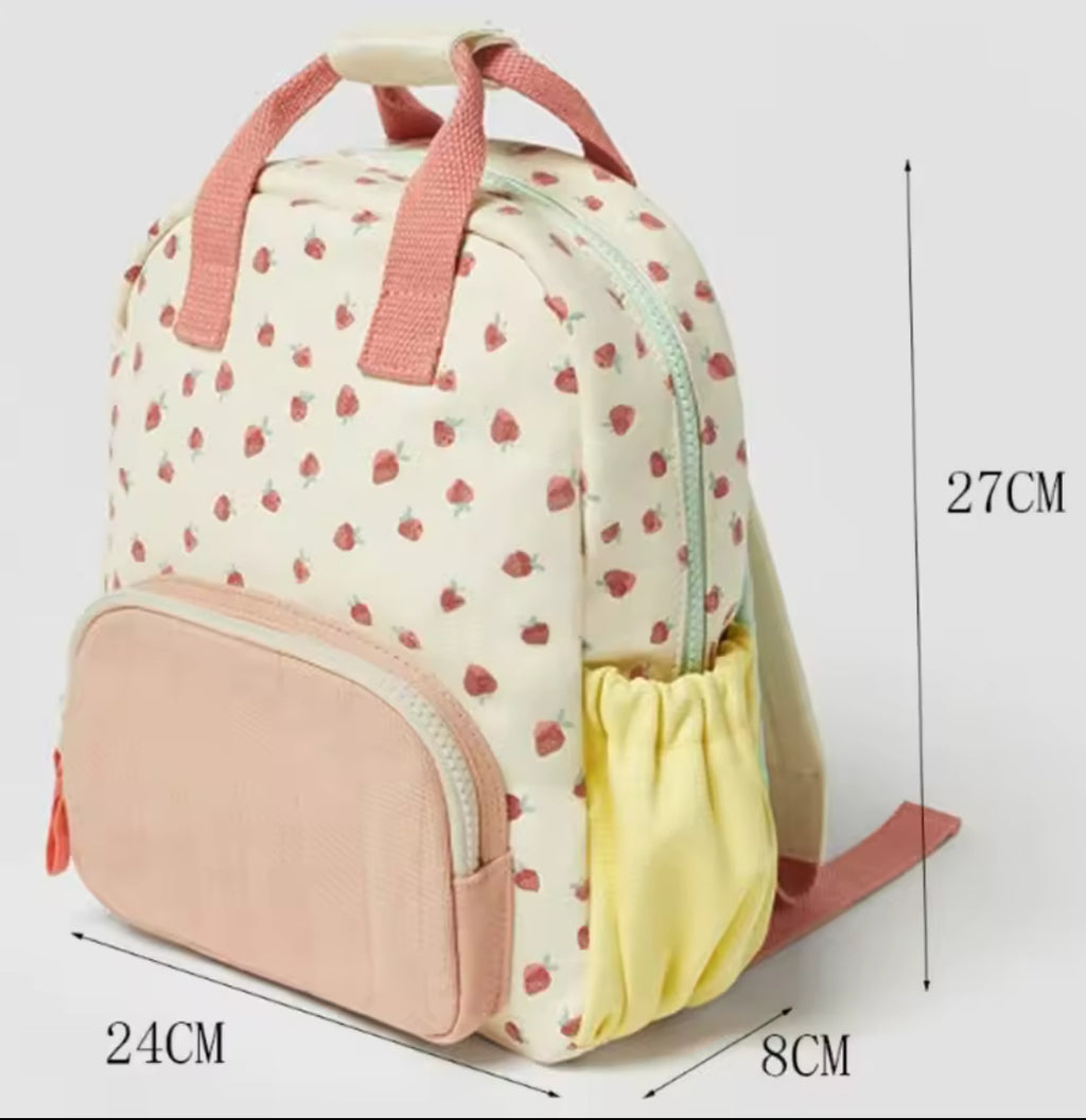 Strawberry back pack.