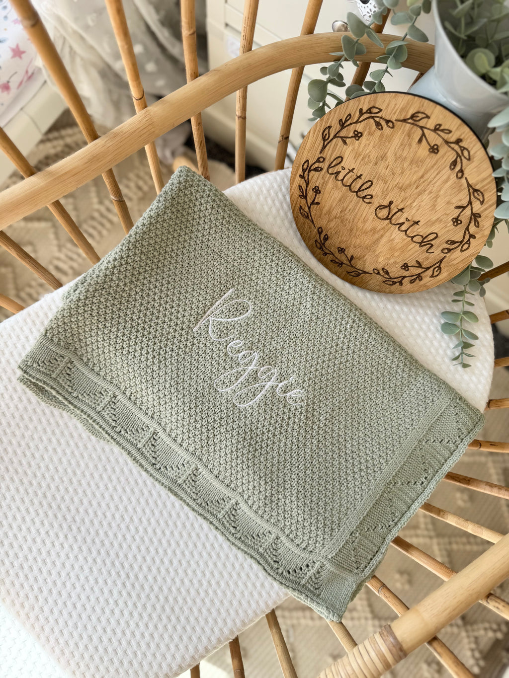 Scallop edge blanket - plain name