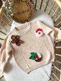 Jumper with 3 decal set design and 1 name (red for the name)
