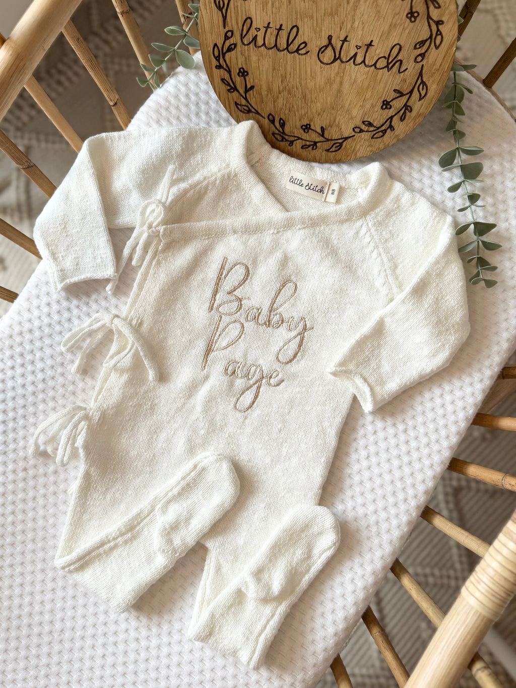 Baby announcement Babygrow.