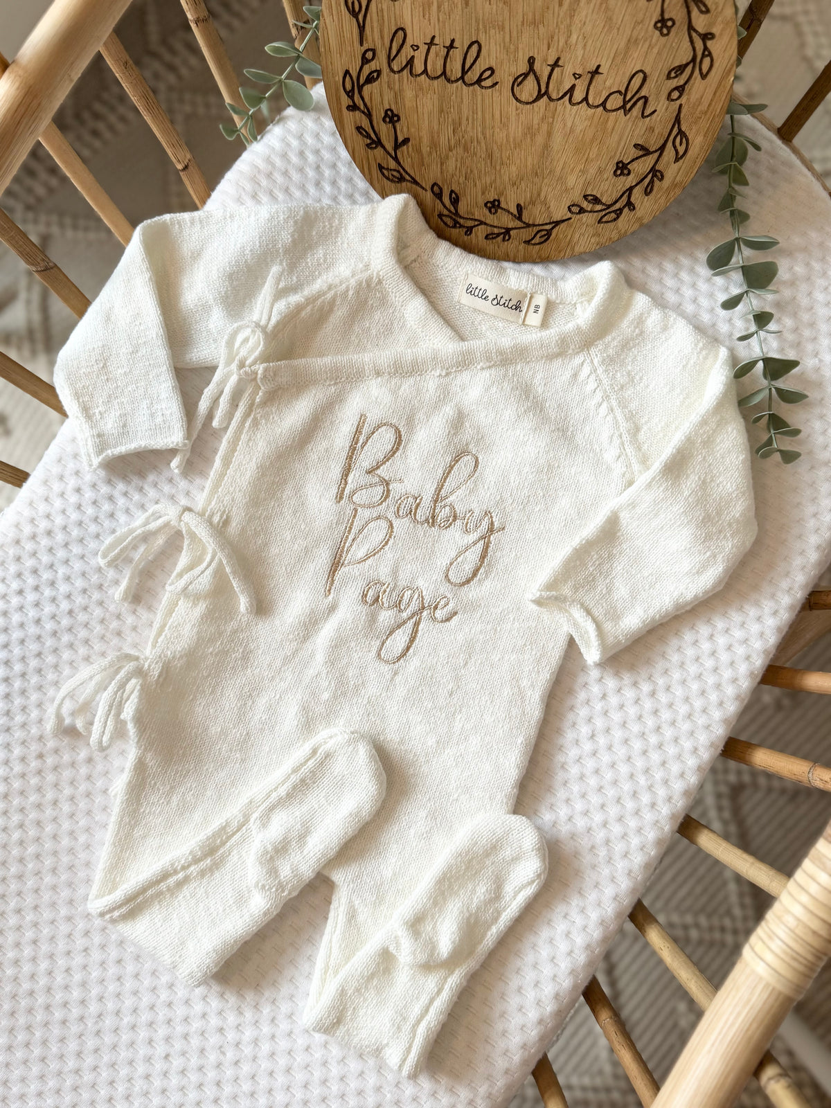 Baby announcement Babygrow.