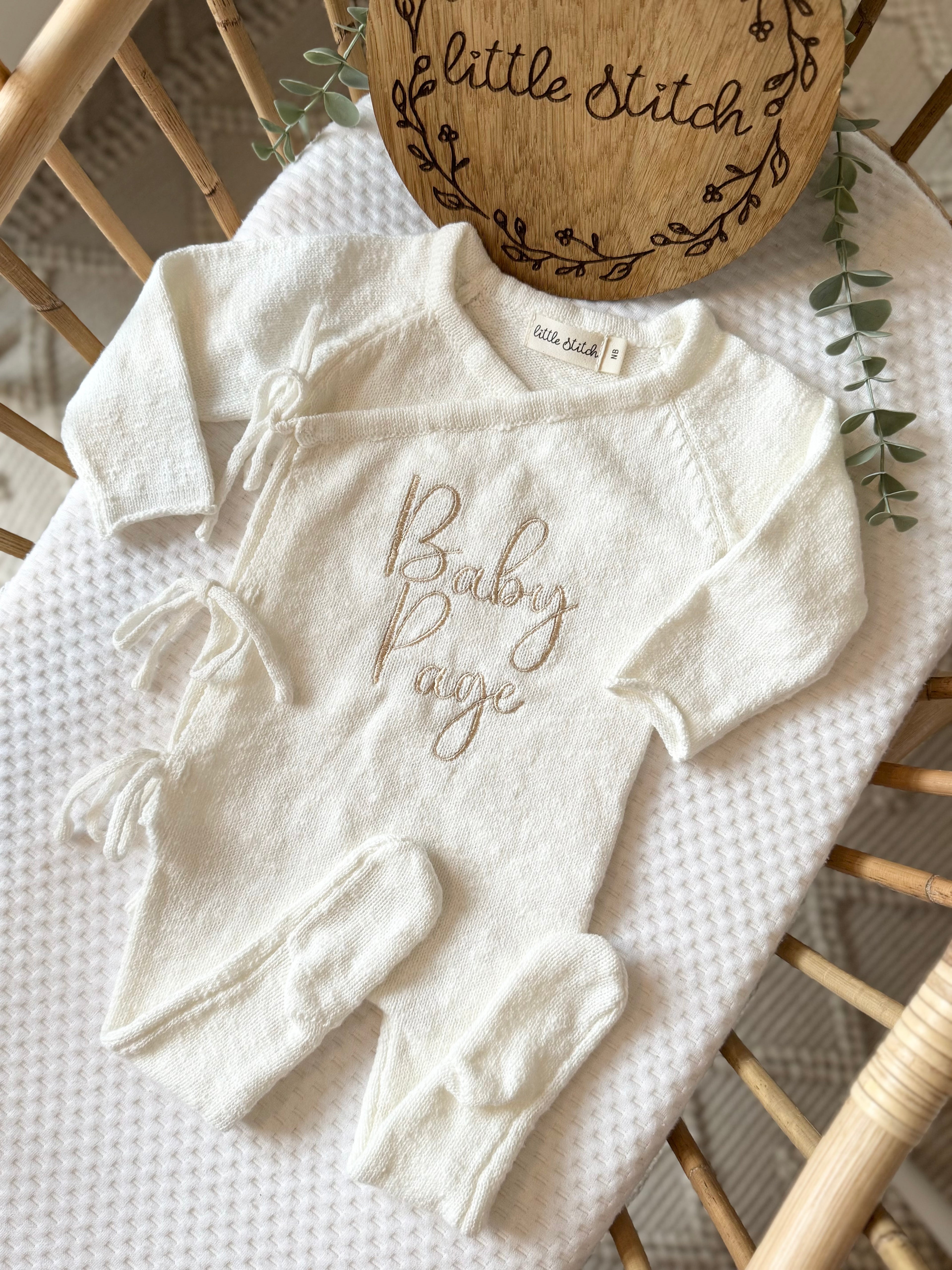 Baby announcement Babygrow.