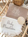Baby surname blanket